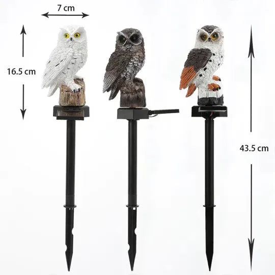 🔥Hot Sale🔥Waterproof Solar Owl Light – LED Pathway Light for Lawn, Garden & Outdoor Decor